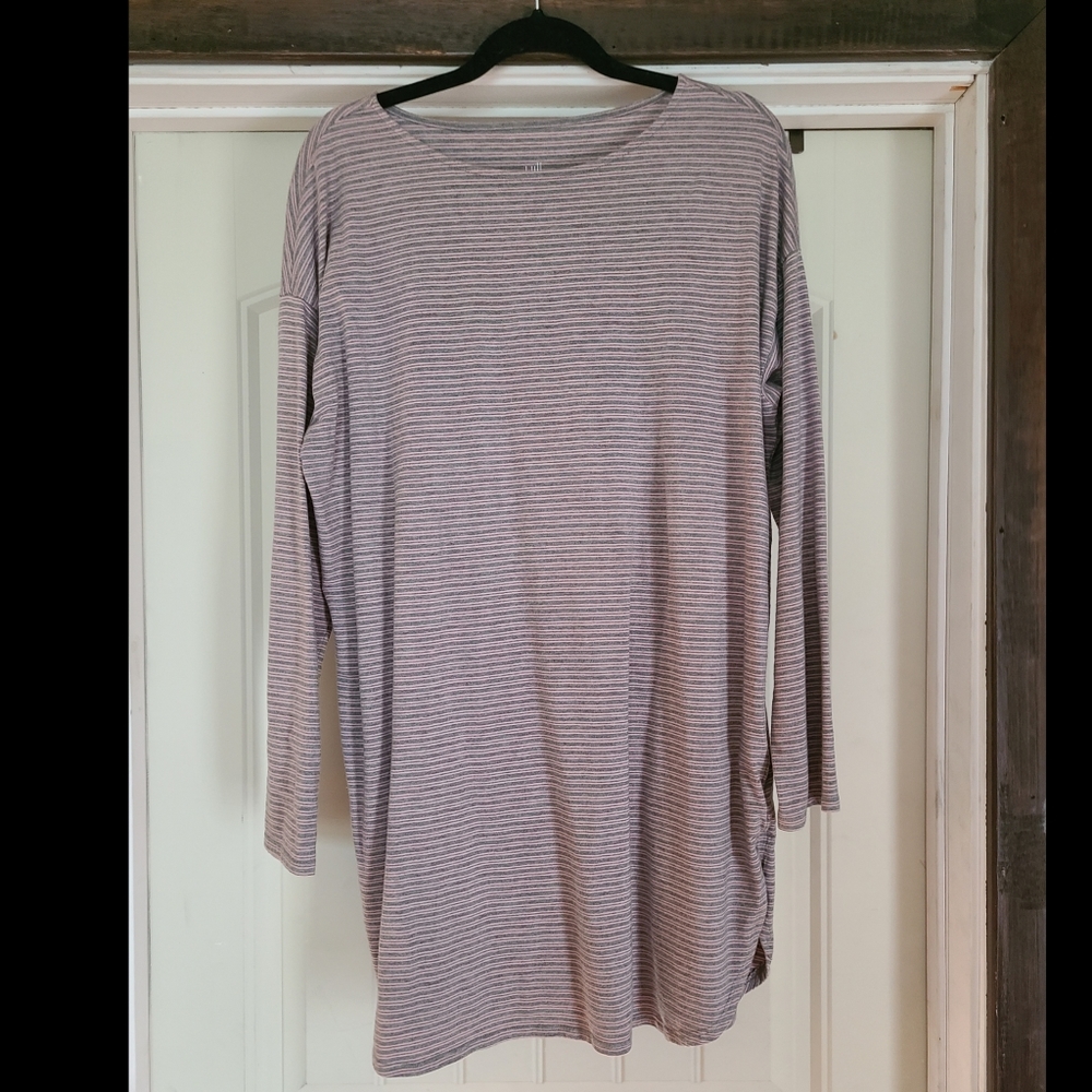 Striped Boatneck Luxe Supima Tunic